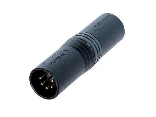NEUTRIK NA5MM-B – Adapter, 5p XLR male auf 5p XLR male, SCHWARZ