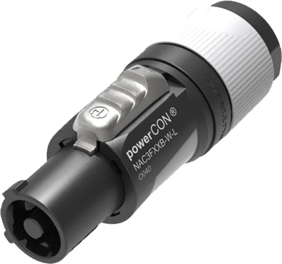 Neutrik NAC3FXXB-W-L – Neutrik powerCON® weiß PowerOut Large