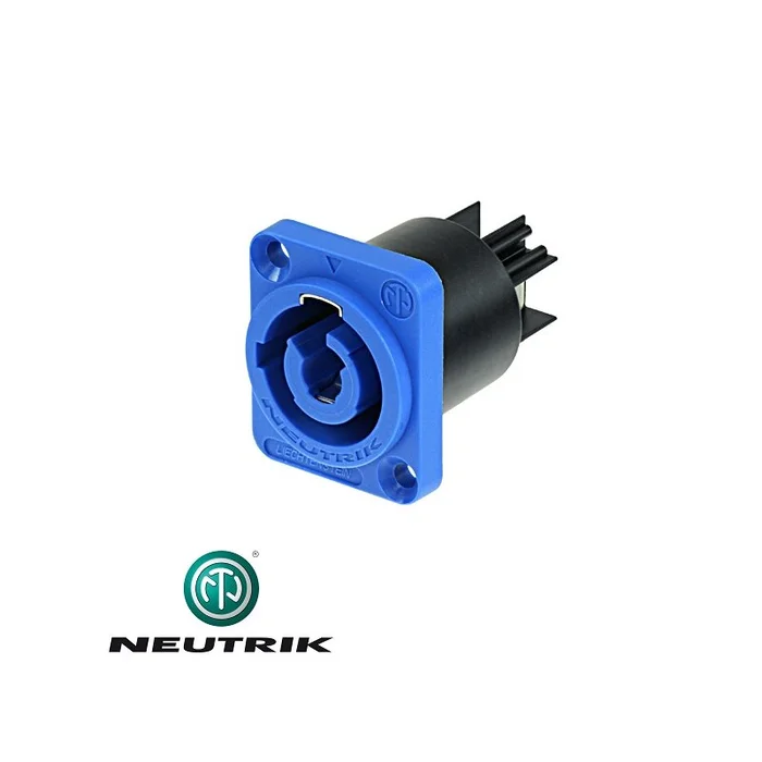 Neutrik NAC3MPA-1 PowerCon Einbaustecker Power-In blau