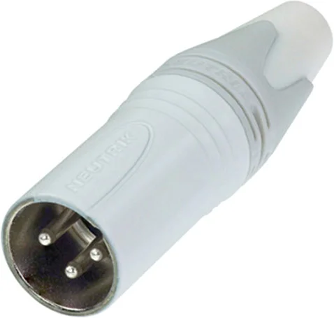 Neutrik NC 3 MXXWT 3-poliger XLR Kabelstecker weiß