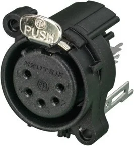 Neutrik NC5FAV – XLR-Einbaubuchse 5-Pol, female