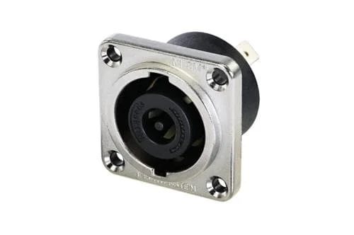 NEUTRIK NLT8MPXX – 8pol speakON STXX Chassisstecker, schwarz