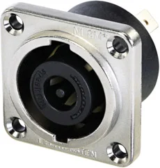Neutrik NLT8MPXX – Neutrik speakON® Einbaubuchse 8-Pol male vernickelt