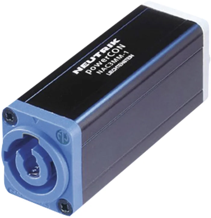 NEUTRIK PowerCON NAC3MPA1 Eingang – NAC3MPB1 Ausgang Koppler zum Verbinden von Kabeln