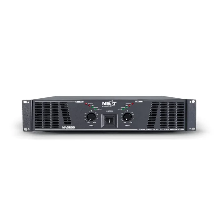NEXT proaudio MA3200 Professional Power Amplifier 2x1600W – 2ohm