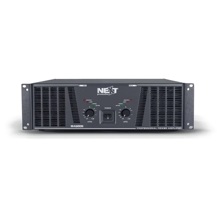 NEXT proaudio MA6000 Professional Power Amplifier 2x3000W – 2ohm