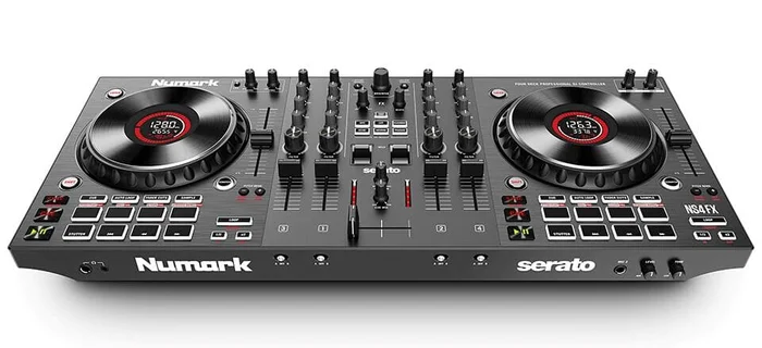 Numark NS4FX Professioneller 4 -Deck DJ Controller – B-STOCK