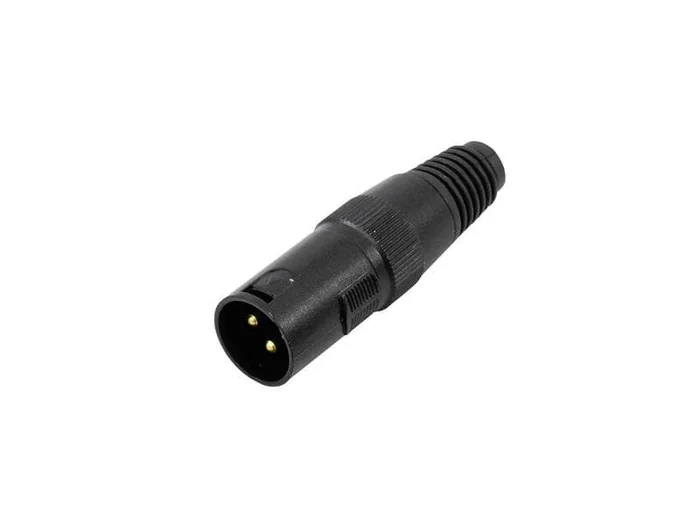 Omnitronic XLR-Stecker 110 Ohm,schwarz,3-polig