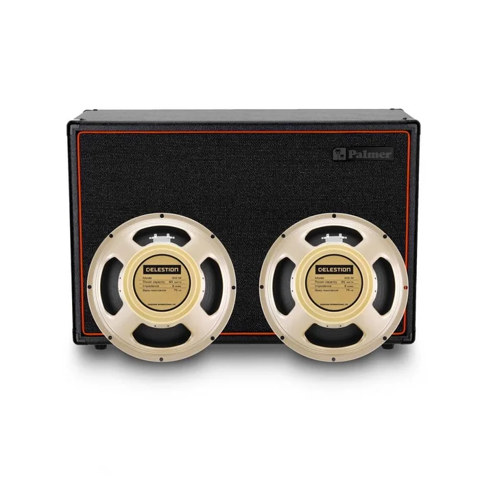 Palmer CAB 212 X CRM, Gitarren Lautsprecherbox mit Celestion Creamback 2 x 12, Closed-Back
