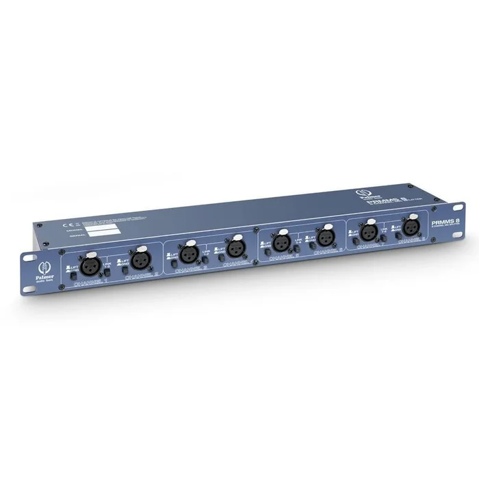 Palmer Pro RMMS 8, 8-Kanal Mikrofon-Splitter
