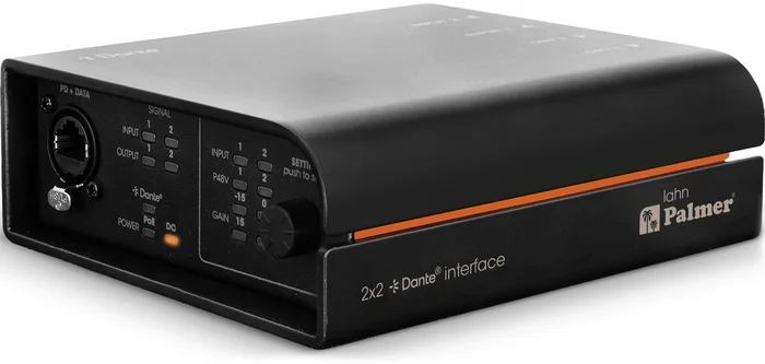 Palmer RIVER lahn – 2×2 Dante®-Interface