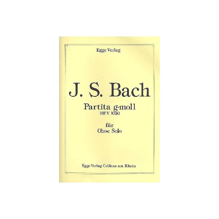 Partita g-Moll BWV1030