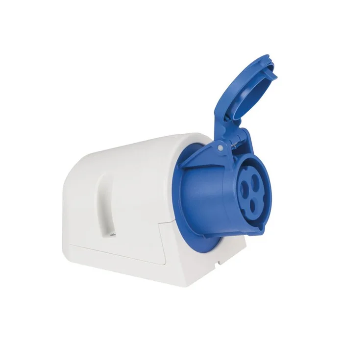 PCE – CEE 16A 240V 3p Wallmount Female Blau, IP44