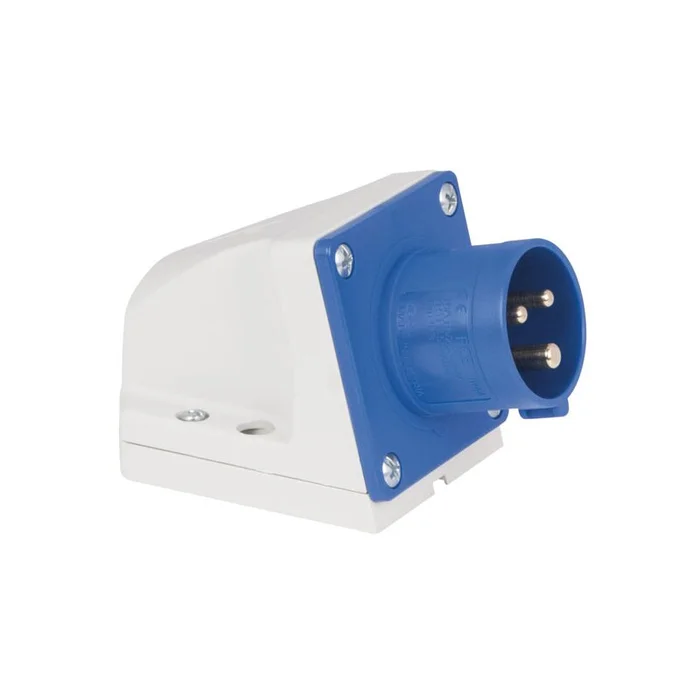 PCE – CEE 16A 240V 3p Wallmount Male Blau, IP44