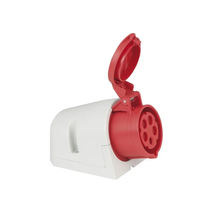 PCE – CEE 16A 400V 5p Wallmount Female Rot, IP44