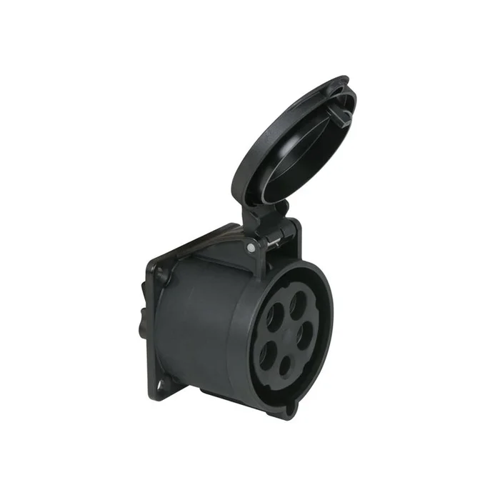 PCE – CEE 32A 400V 5p Socket Female Schwarz, IP44