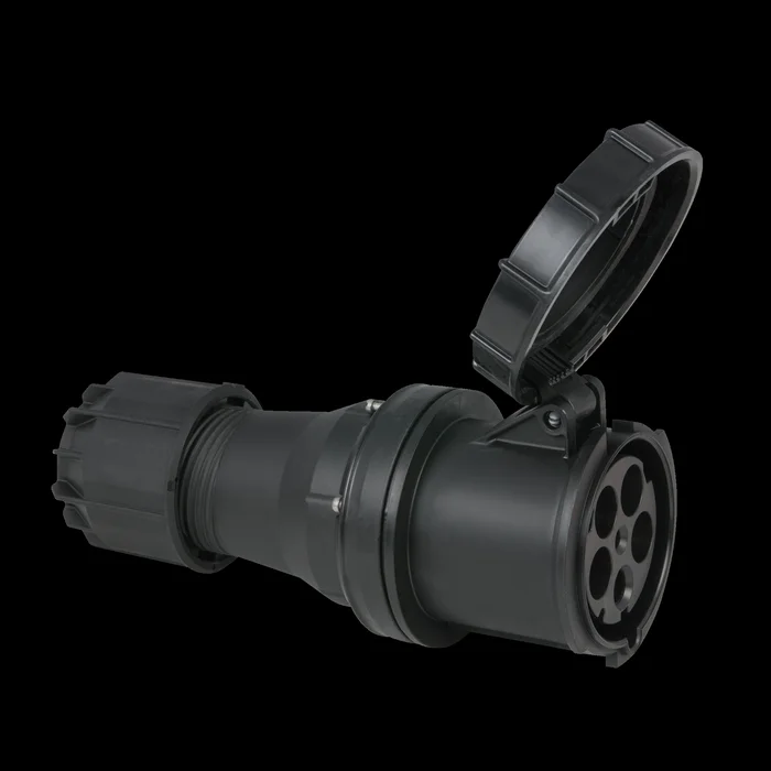 PCE CEE 125 A/400 V 5-pin Plug female Schwarz – IP67