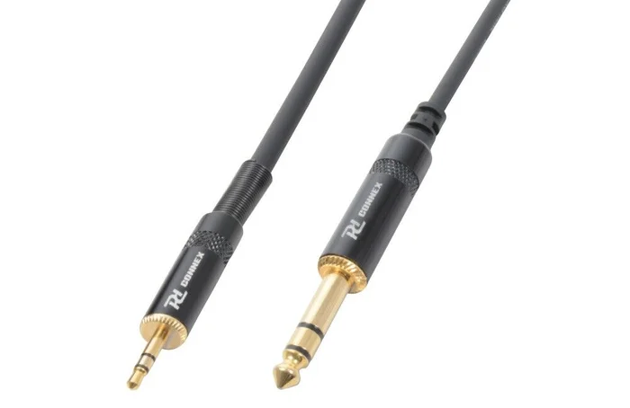 PD Connex Adapterkabel 3.5mm Klinke Stereo / 6.3mm Klinke Stereo 3m