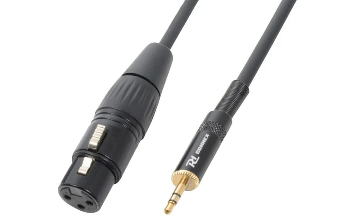 PD Connex Adapterkabel XLR Female / 3,5mm Klinke Stereo 0,5m
