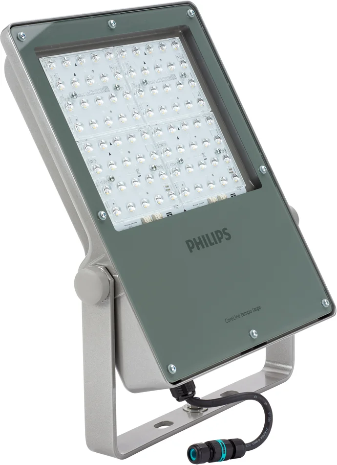 PHILIPS Coreline tempo large, Flutlicht, 141 W, 21000 lm, 4000 K, CRI70, asymmetrisch, IP66