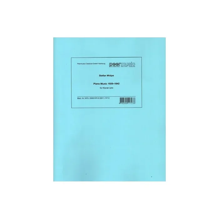 Piano Music 1939-1942