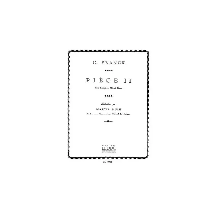 Pièce no.2 pour saxophone