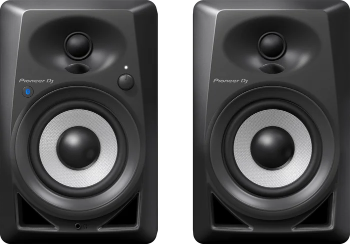 Pioneer DJ DM-40BT 4-Zoll Desktop-Monitorlautsprecher, Schwarz