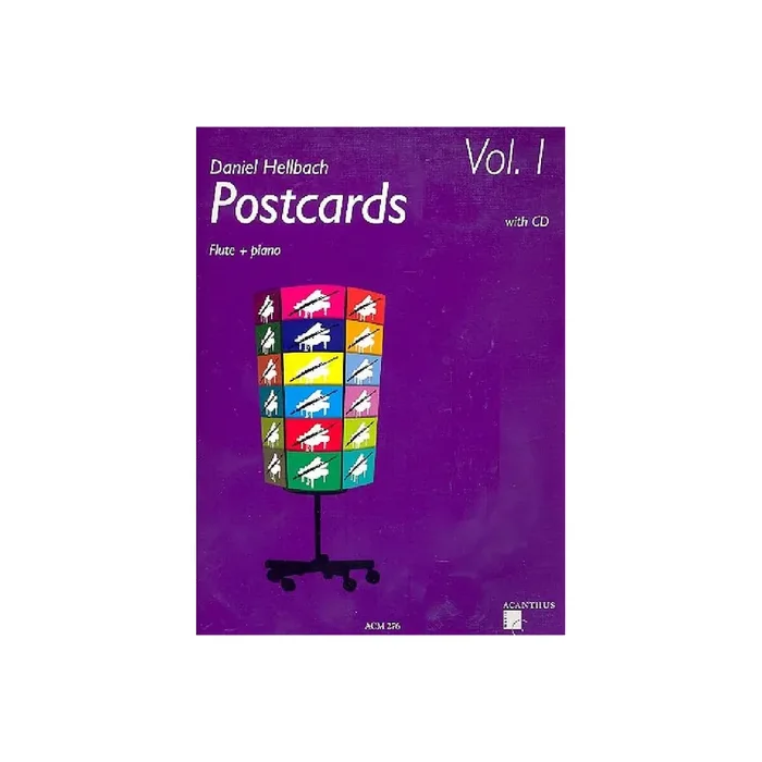 Postcards vol.1 (+CD) for flute and piano