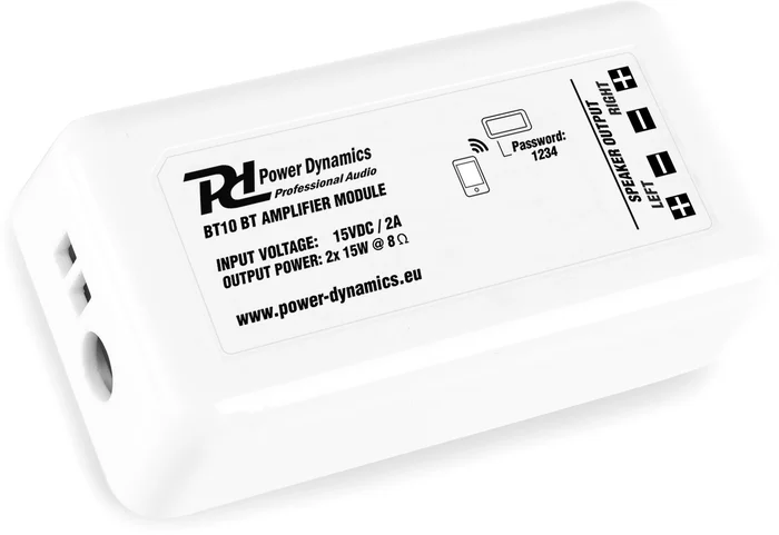 Power Dynamics BT10 Kompakter BT-Stereo-Verstärker