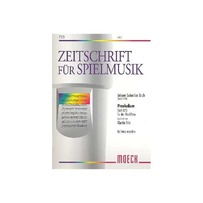 Präludium BWV873 für