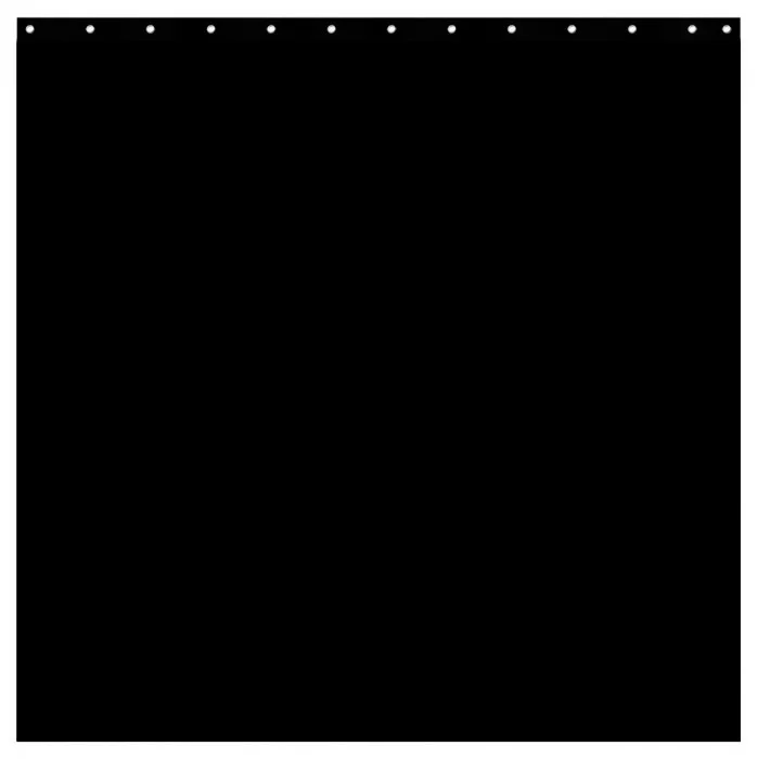 Premium Bühnenmolton B1 ca. 300 gr pro qm, 300 x 300 cm schwarz