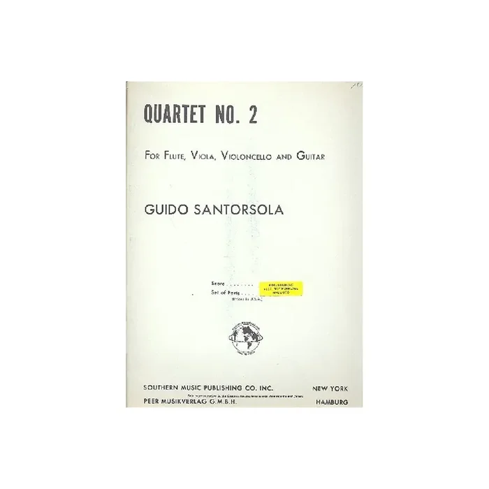 Quartet no.2 for flute, viola,