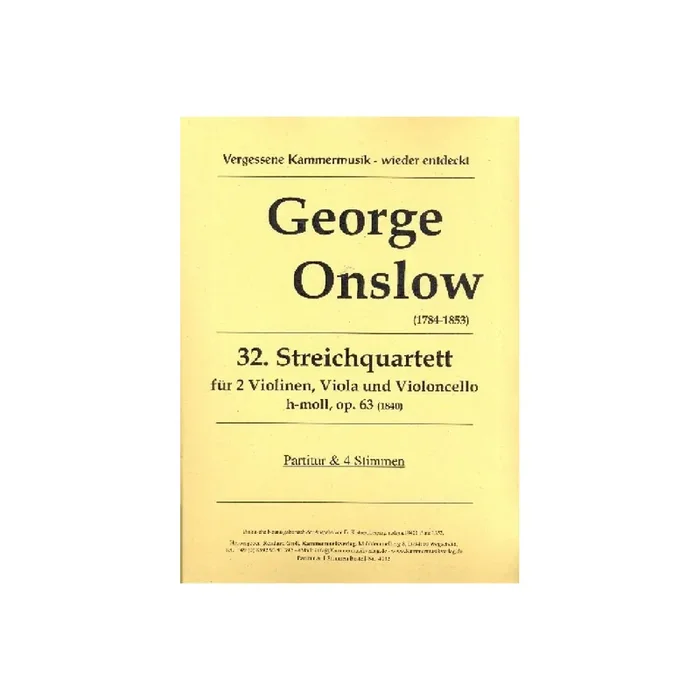 Quartett h-Moll Nr.32 op.63