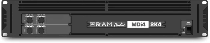 Ram Audio MDi4-2K4 S/X – 4 Kanal Verstärker 4 x 610W 4 Ohm mit Speakon/XLR
