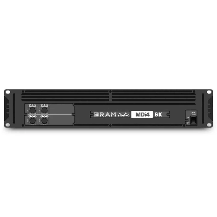 Ram Audio MDi4-6K D – 4 Kanal Verstärker 4 x 1500W 4 Ohm + Dante