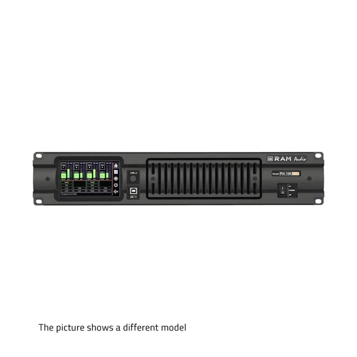 Ram Audio Pi2-5K AES3 – 2 Kanal Verstärker 2 x 2500W 4 Ohm + AES3