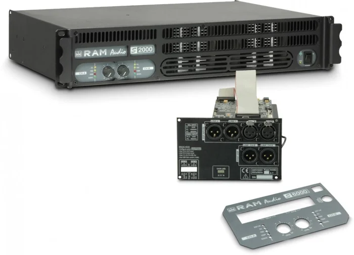 Ram Audio S 2000 DSP PA Endstufe 2 x 1190 W 2 Ohm inkl. DSP Modul