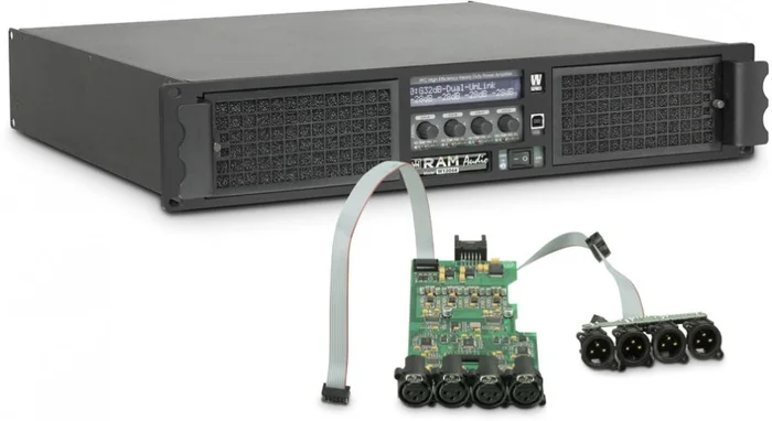 Ram Audio W 12044 DSP PA Endstufe 4 x 2950 W 4 Ohm inkl. DSP Modul