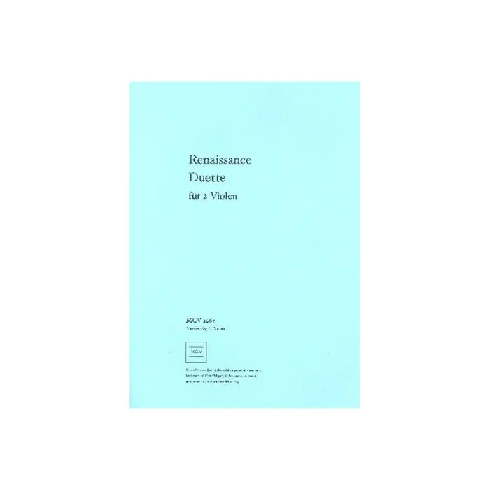 Renaissence Duette für 2 Violen