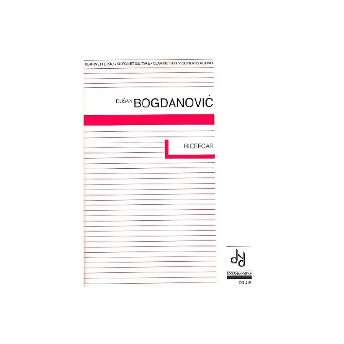 Ricercar für Klarinette (Violine) und