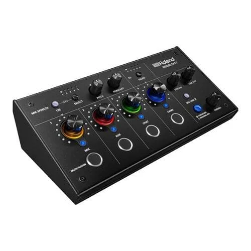 ROLAND BRIDGE CAST – All-In-One Audio-Streaming & Audio-Mixer für Gamer (parallele Soundmischungen – XLR-Mikrofonvorverstärker – Soundeffekte – Delay – USB-C – AUX-In) – Bild 4