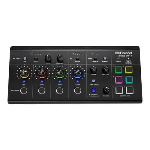 ROLAND BRIDGE CAST-X – Dual Bus Streaming Mixer & Video Capture