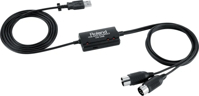 ROLAND UM-ONE-MK2 – USB MIDI Interface für MAC / PC / IPAD – in schwarz