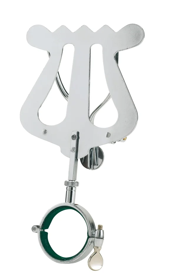 ruka 37515 – Marschgabel für Klarinetten, messingfarben – 1 Drücker mit starker Feder