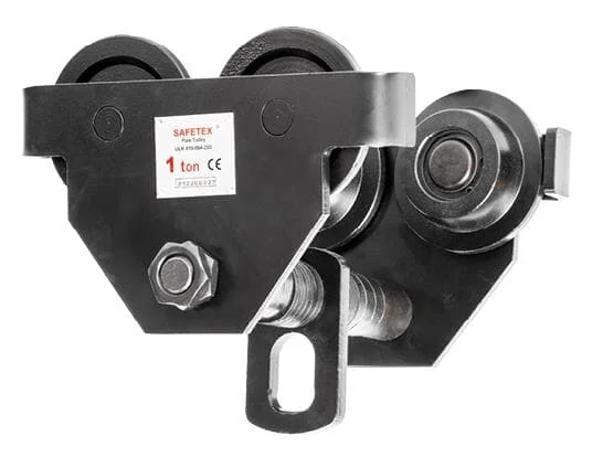 SAFETEX Zubehör für Kettenzüge, Unterflanschlaufkatze, 3000 kg, BLACKLINE