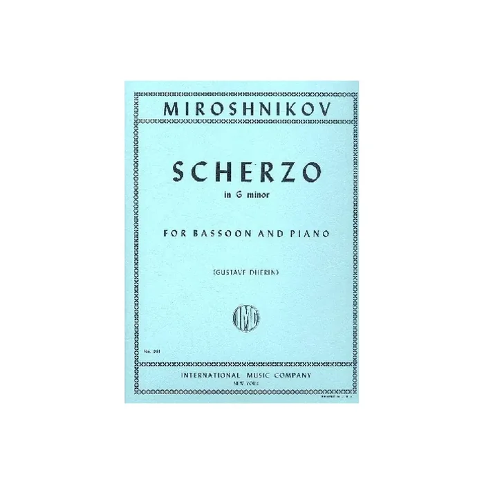 Scherzo in g Minor for bassoon and piano