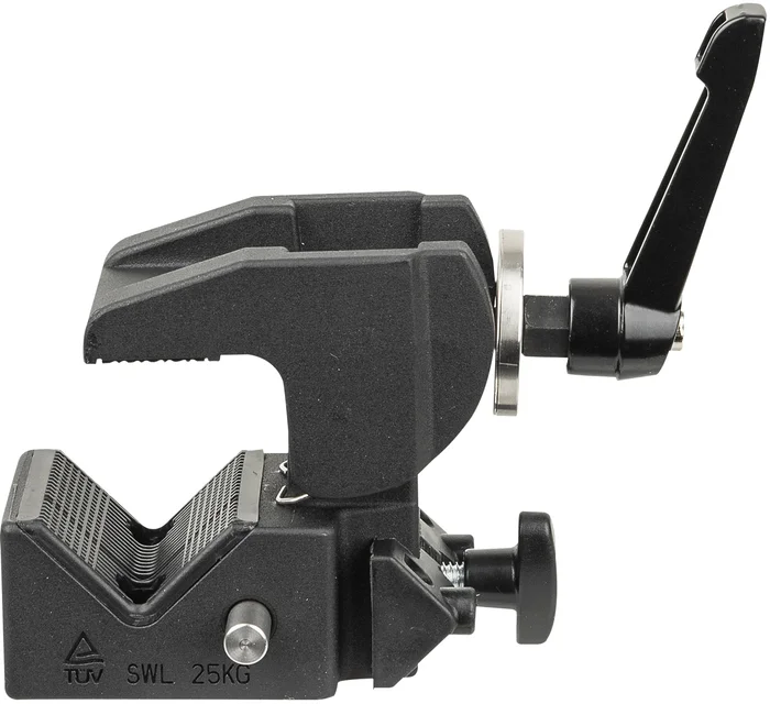 SHOWGEAR 10-55 mm Multigrip-Klemme SWL: 25 kg – schwarz – TÜV