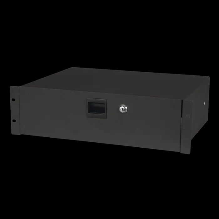 SHOWGEAR 19 Inch Drawer with keylock 3HE (483 x 350 x 132 mm, LxBxH)/7,7 kg