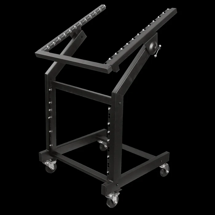 SHOWGEAR 19 Inch Rack Metal Mit neigbarem Oberteil