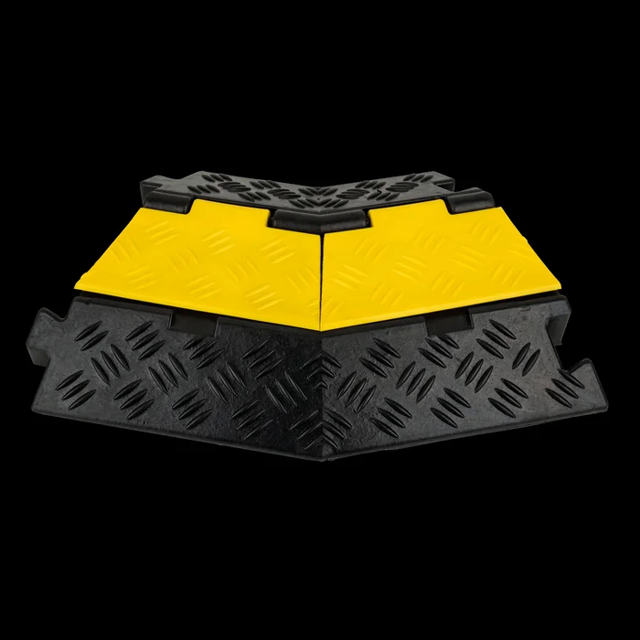 SHOWGEAR 45°-Ecke für Cable Bridge 2 – Rechte Ecke Rechte Ecke, 2 Kanäle, für Cable Bridge 2